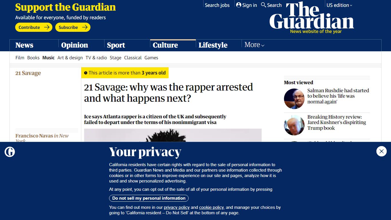 21 Savage: why was the rapper arrested and what happens ...